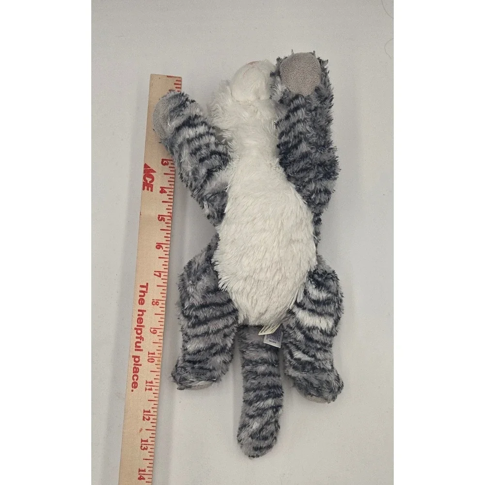 Aurora Grey Tabby Cat‎ Plush Stuffed Animal White Striped Kitten 2015
